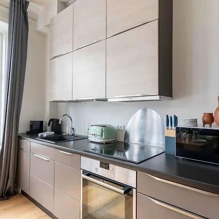 With Private Balcony In Daire Kopenhag