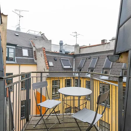 With Private Balcony In Daire Kopenhag