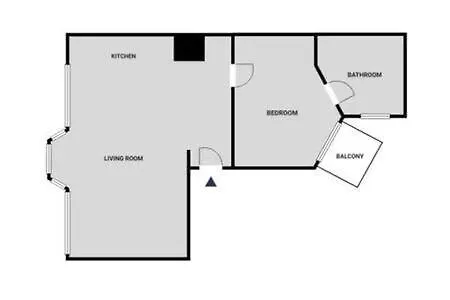 With Private Balcony In Apartment *
